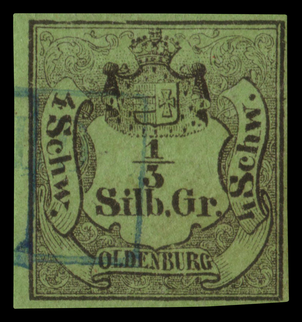 Lot 2134 - oldenburg Individual lots -  Ponte Auction House Stamps Auction 505