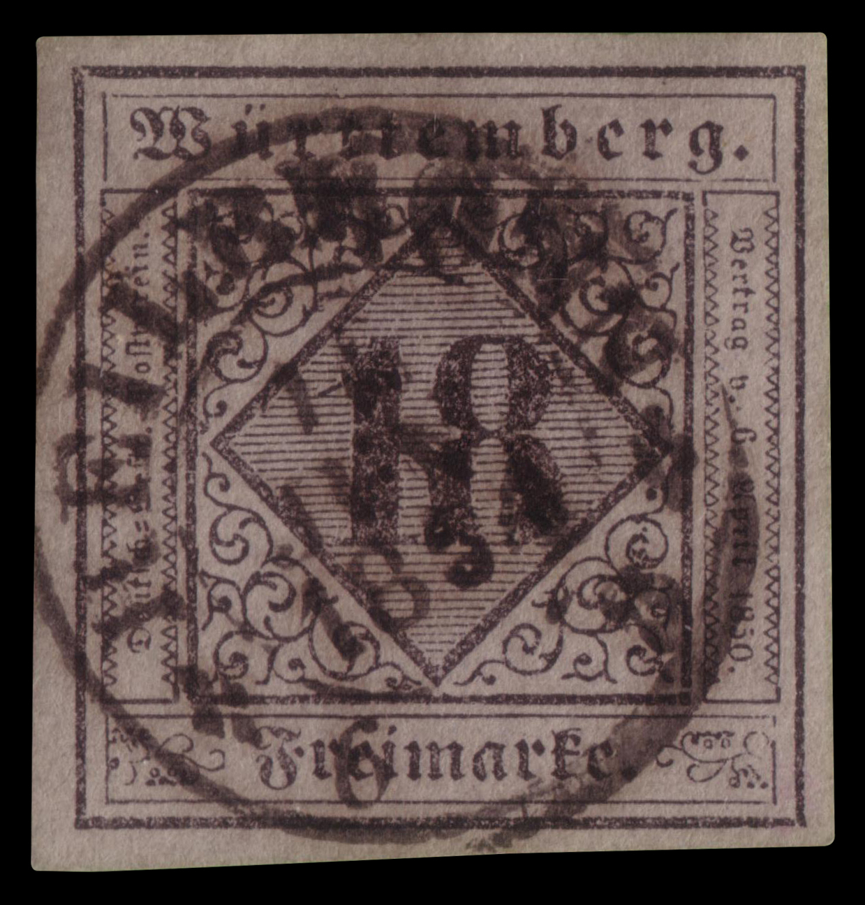 Lot 2137 - Wurttemberg Individual lots -  Ponte Auction House Stamps Auction 505