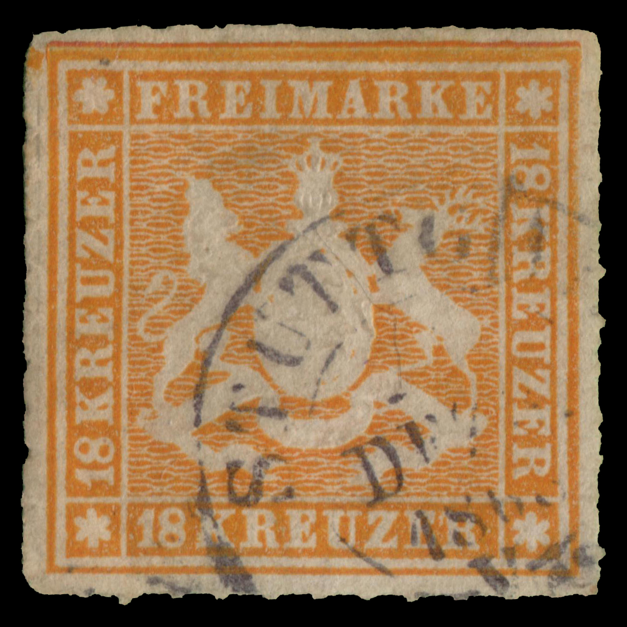 Lot 2138 - Wurttemberg Individual lots -  Ponte Auction House Stamps Auction 505