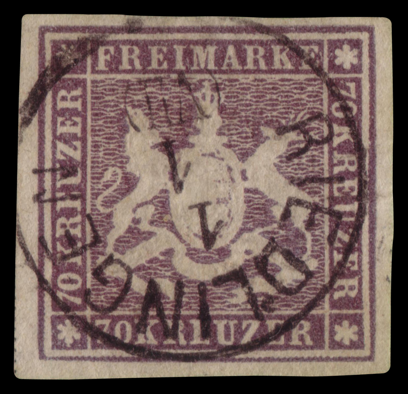 Lot 2139 - Wurttemberg Individual lots -  Ponte Auction House Stamps Auction 505