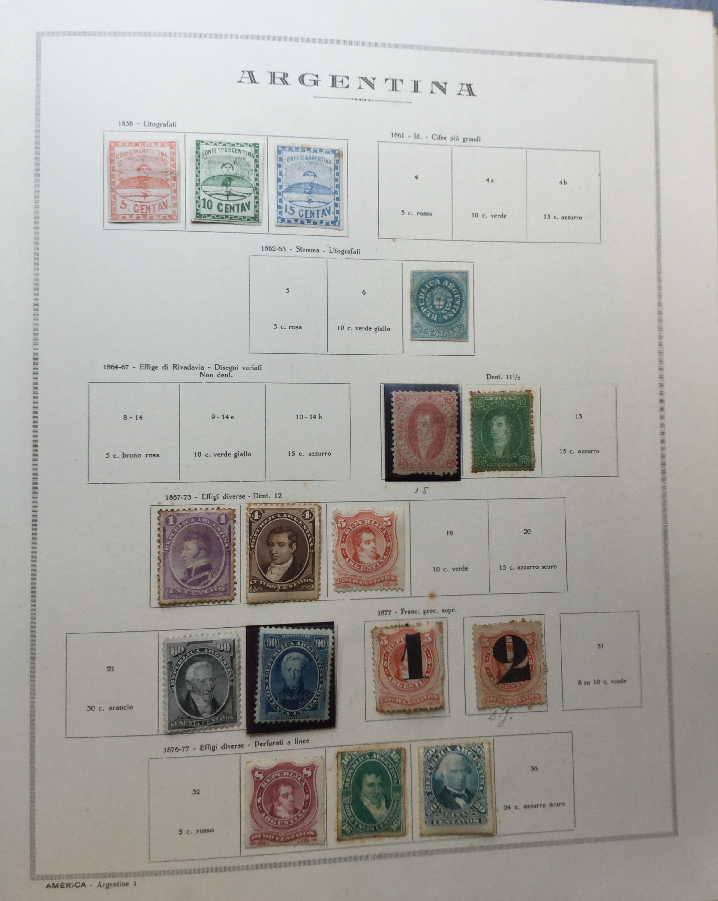Lot 2186 - Argentina Lots & Collections -  Ponte Auction House Stamps Auction 505