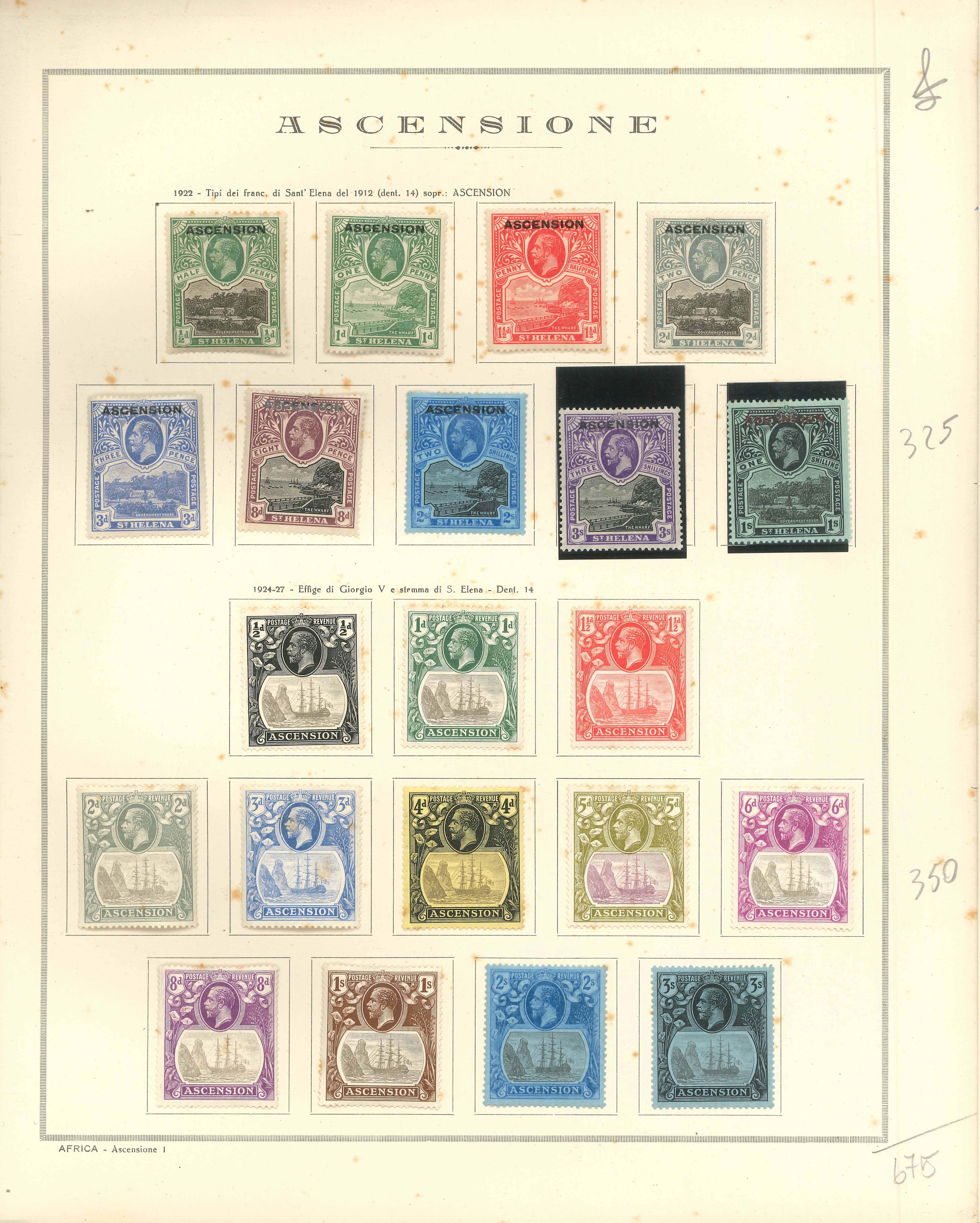 Lot 2189 - Ascension Lots & Collections - Ponte Auction House Stamps Auction 505 Lot 2189 - Ascension Lots & Collections - Ponte Auction House Stamps Auction 505