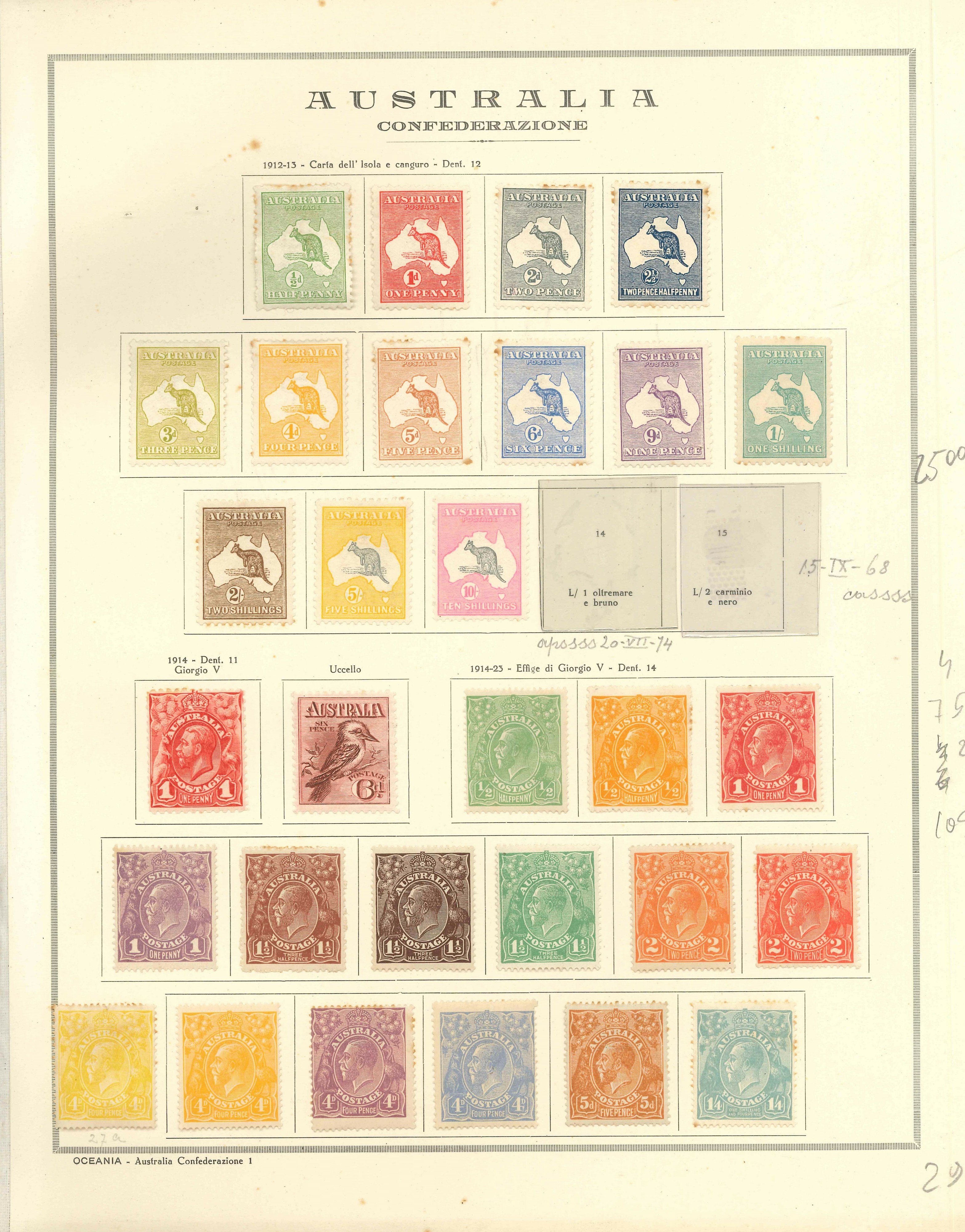 Lot 2190 - Australia Lots & Collections - Ponte Auction House Stamps Auction 505 Lot 2190 - Australia Lots & Collections - Ponte Auction House Stamps Auction 505