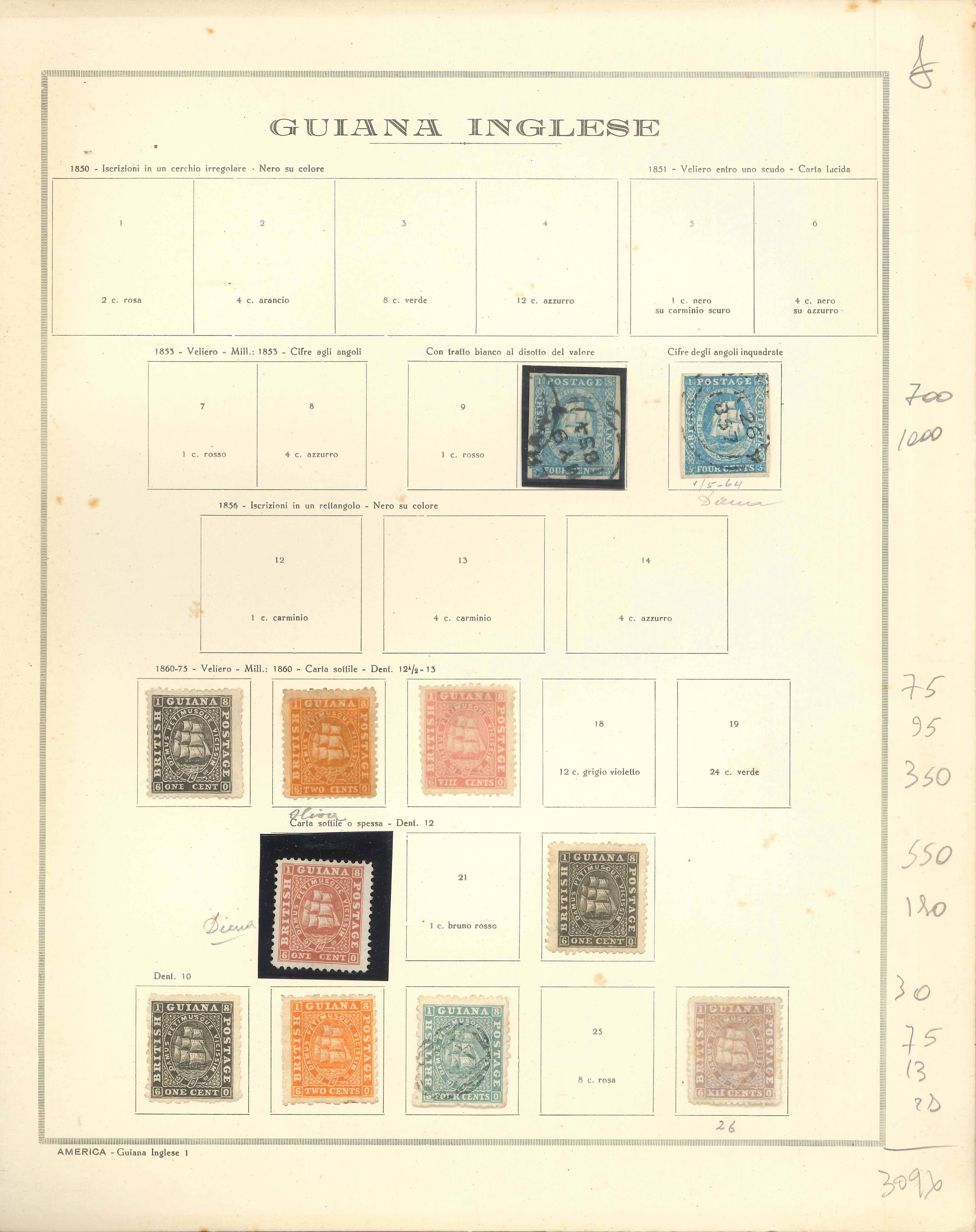 Lot 2217 - british guiana Lots & Collections -  Ponte Auction House Stamps Auction 505