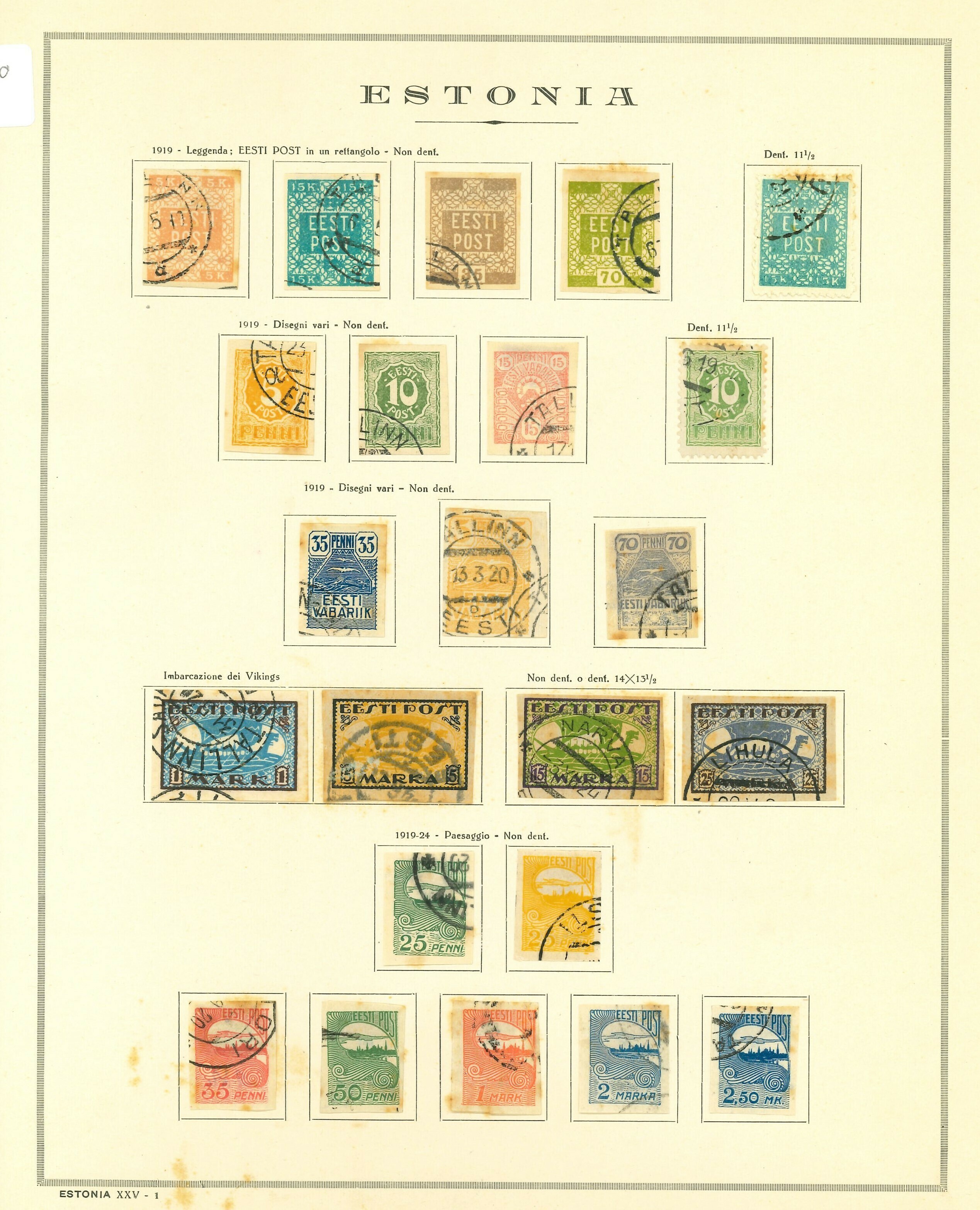 Lot 2248 - ESTONIA, LITHUANIA, LATVIA Lots & Collections -  Ponte Auction House Stamps Auction 505
