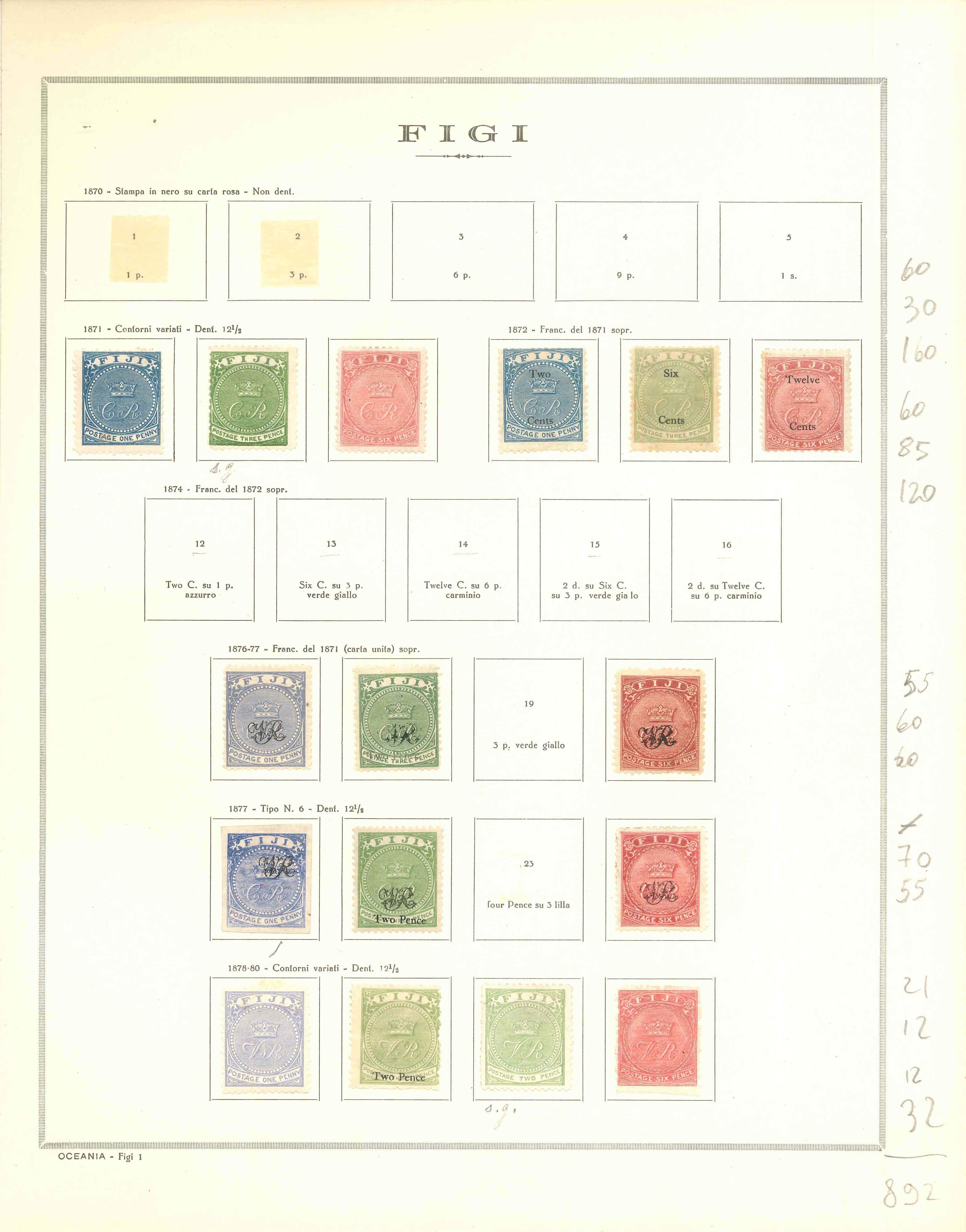 Lot 2251 - fiji Lots & Collections - Ponte Auction House Stamps Auction 505 Lot 2251 - fiji Lots & Collections - Ponte Auction House Stamps Auction 505