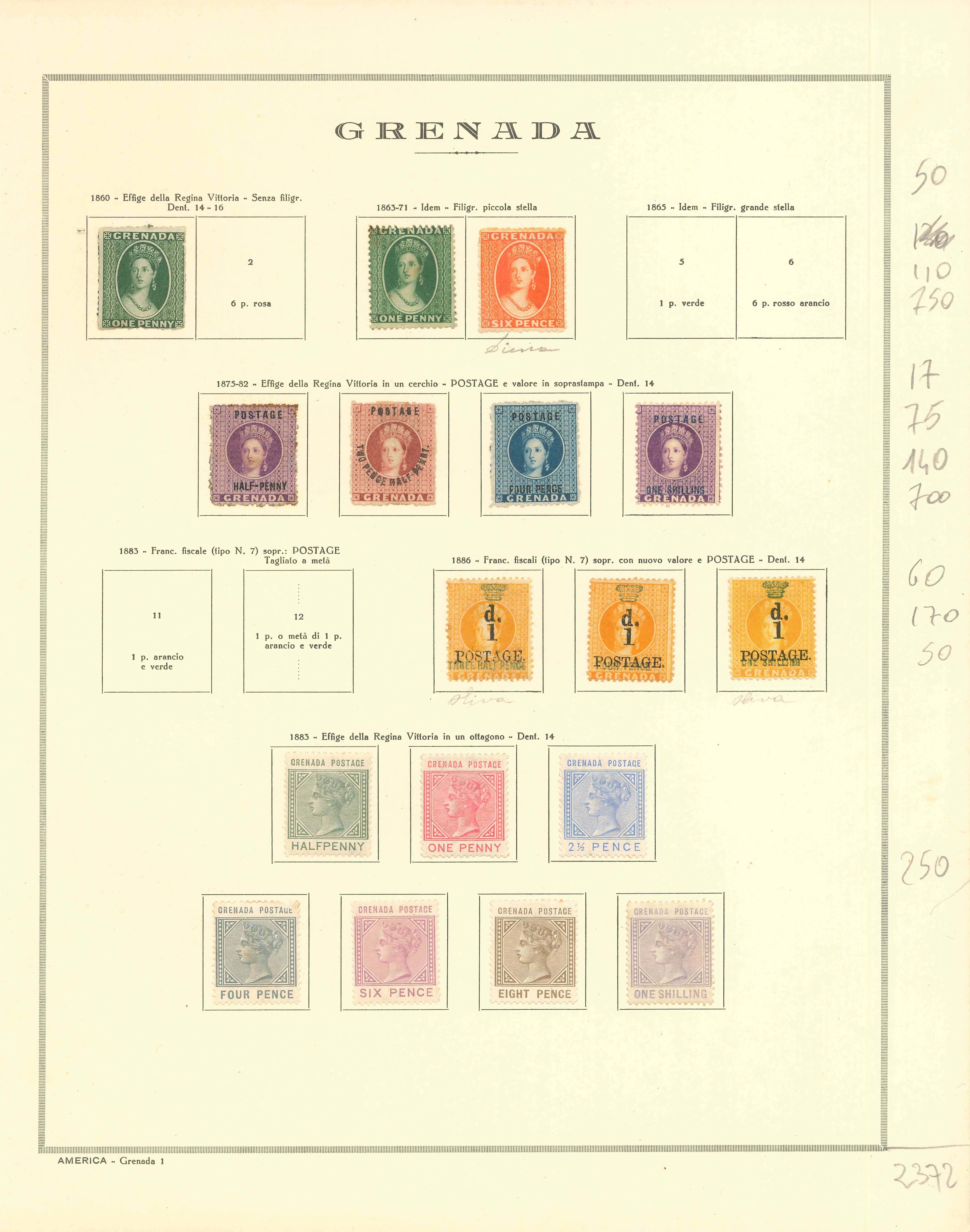Lot 2272 - Grenada Lots & Collections - Ponte Auction House Stamps Auction 505 Lot 2272 - Grenada Lots & Collections - Ponte Auction House Stamps Auction 505
