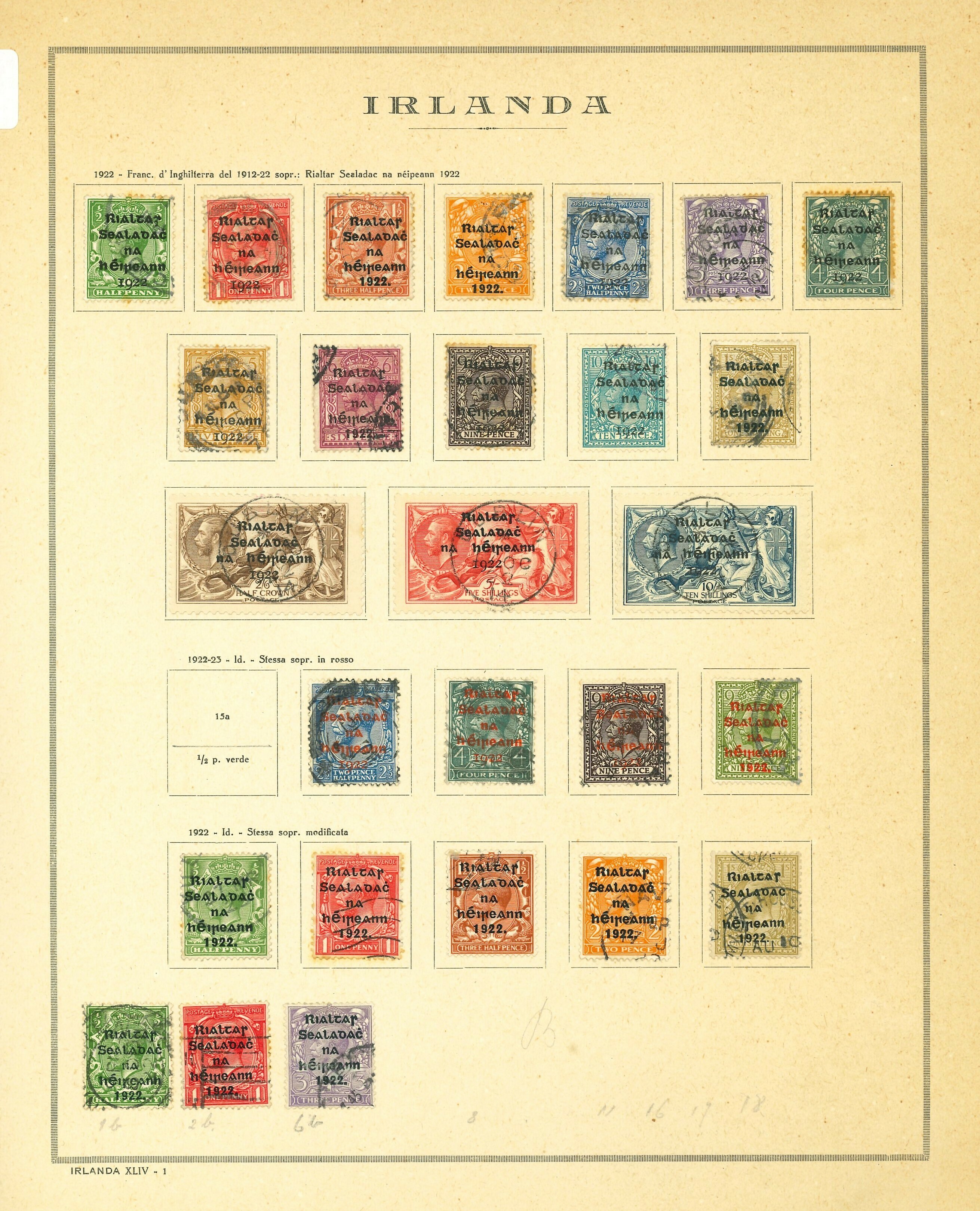 Lot 2283 - ireland Lots & Collections - Ponte Auction House Stamps Auction 505 Lot 2283 - ireland Lots & Collections - Ponte Auction House Stamps Auction 505