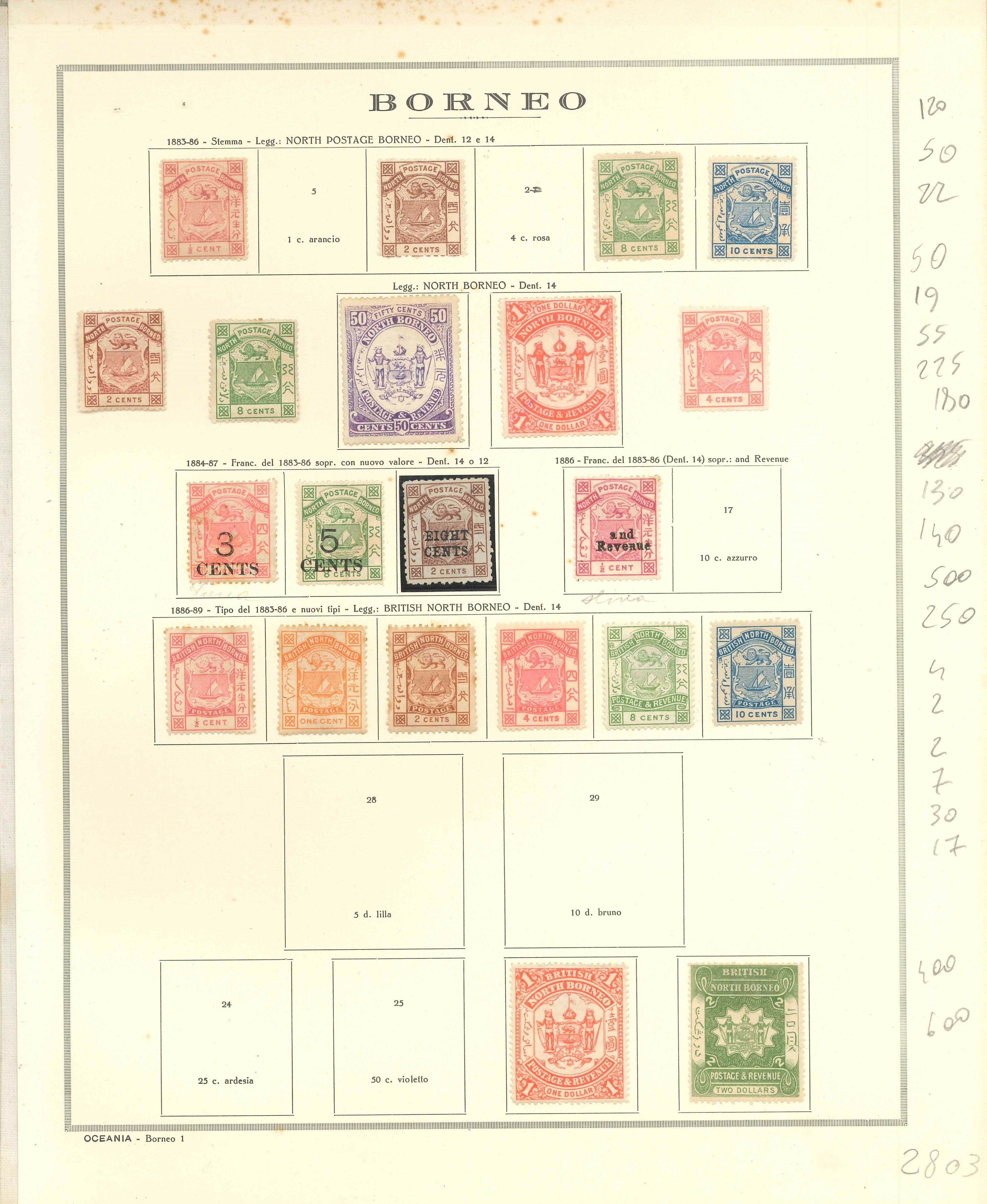 Lot 2318 - north borneo Lots & Collections - Ponte Auction House Stamps Auction 505 Lot 2318 - north borneo Lots & Collections - Ponte Auction House Stamps Auction 505