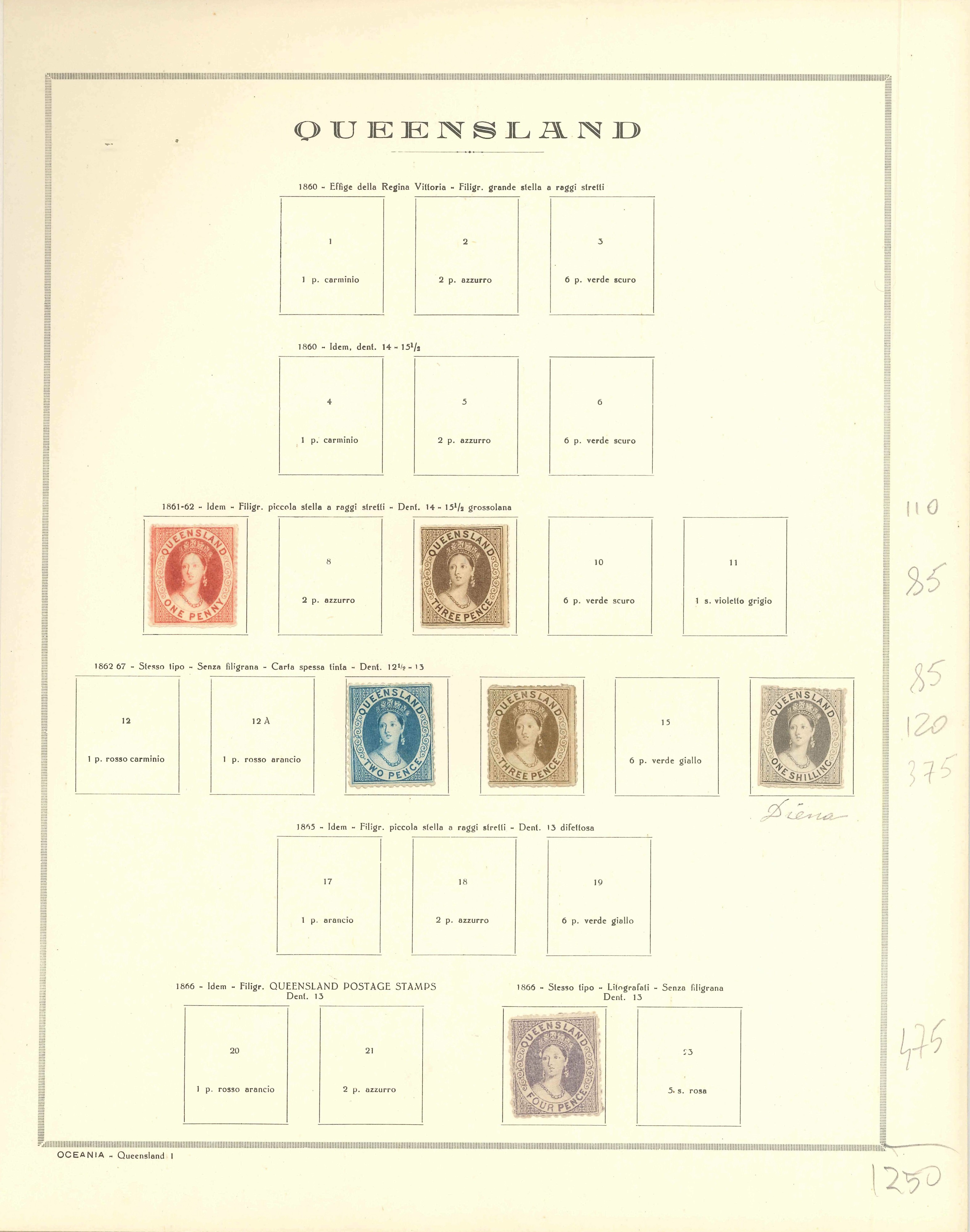 Lot 2333 - queensland Lots & Collections -  Ponte Auction House Stamps Auction 505
