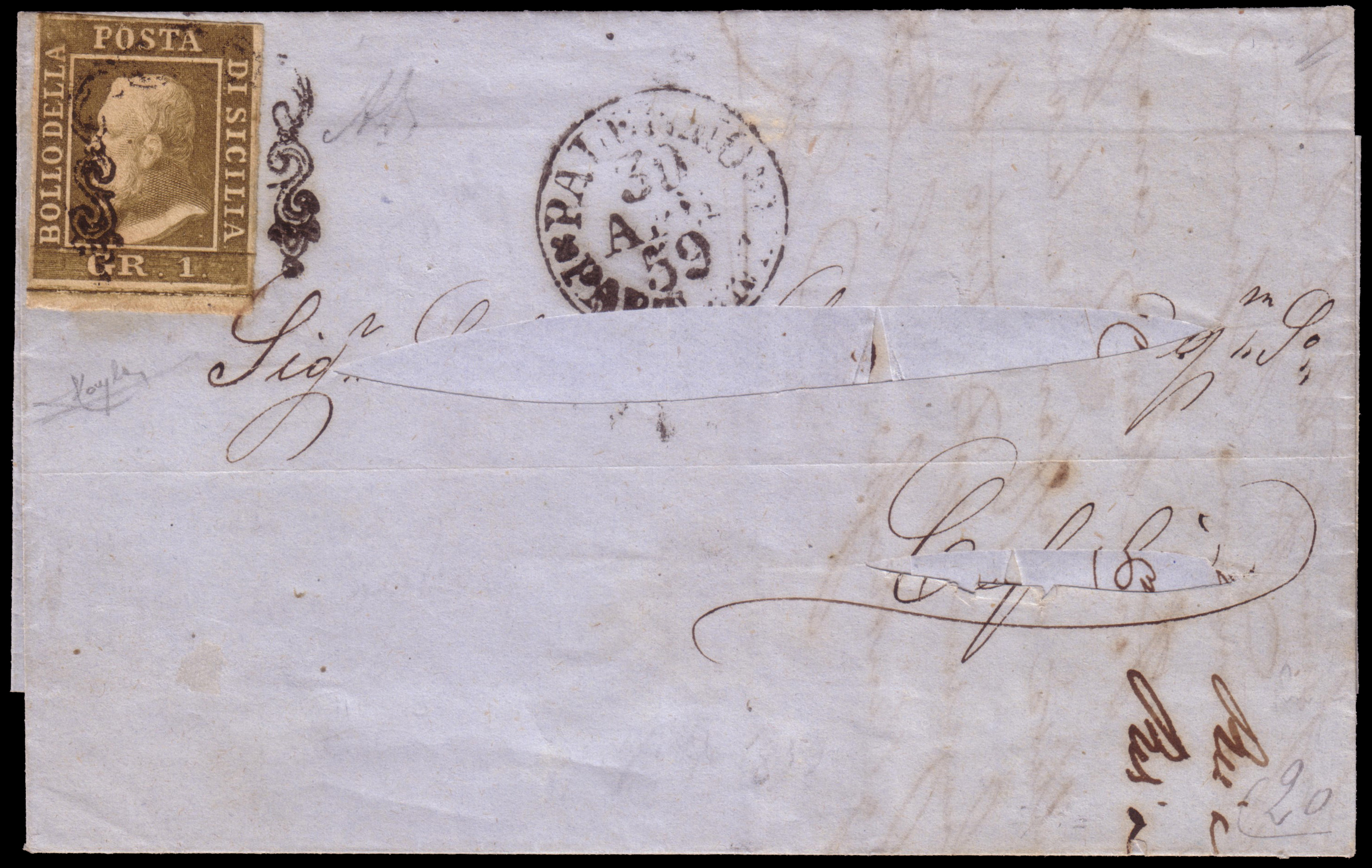 Lot 2402 - sicilia Individual lots -  Ponte Auction House Stamps Auction 505