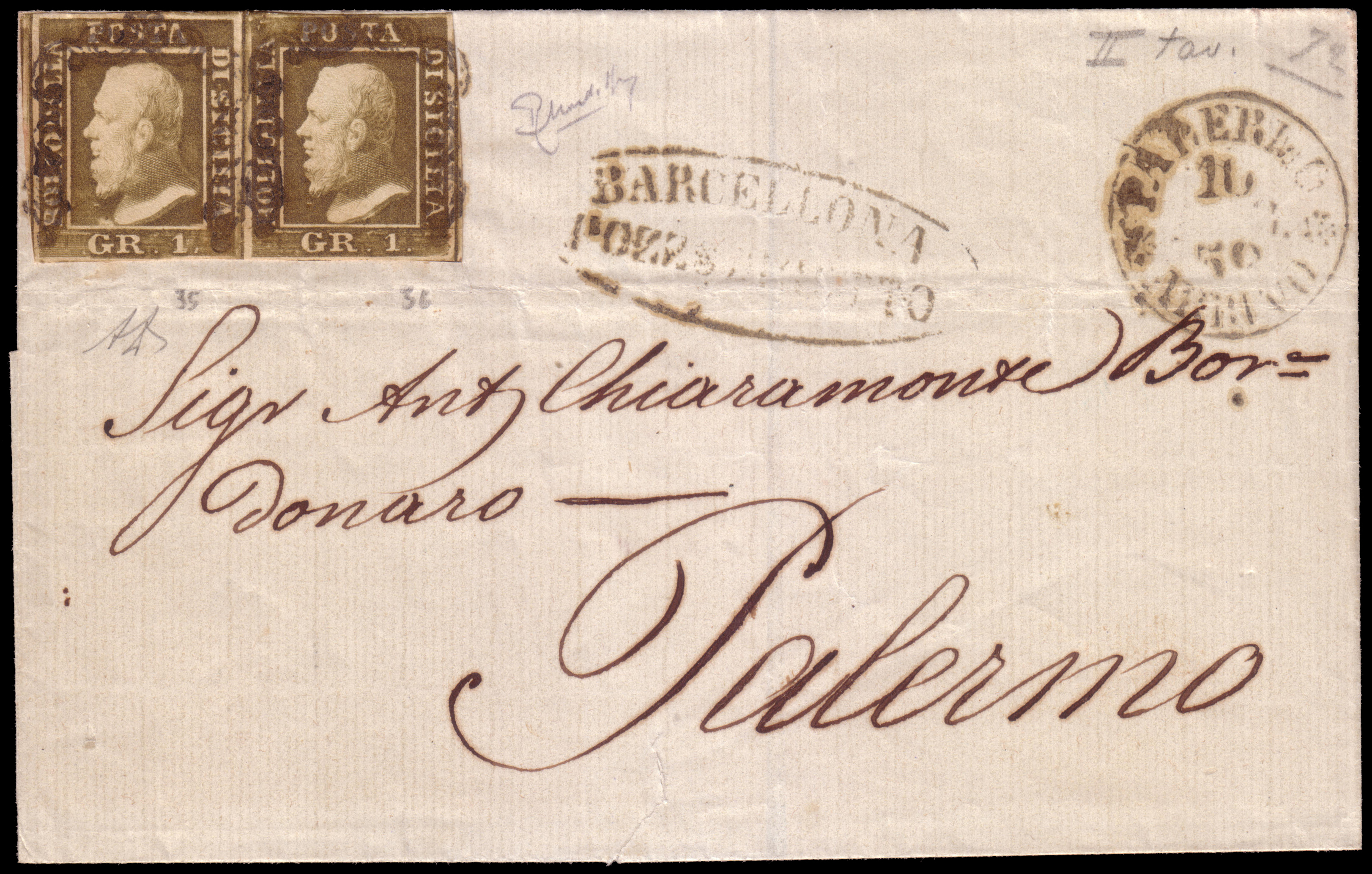 Lot 2404 - sicilia Individual lots -  Ponte Auction House Stamps Auction 505