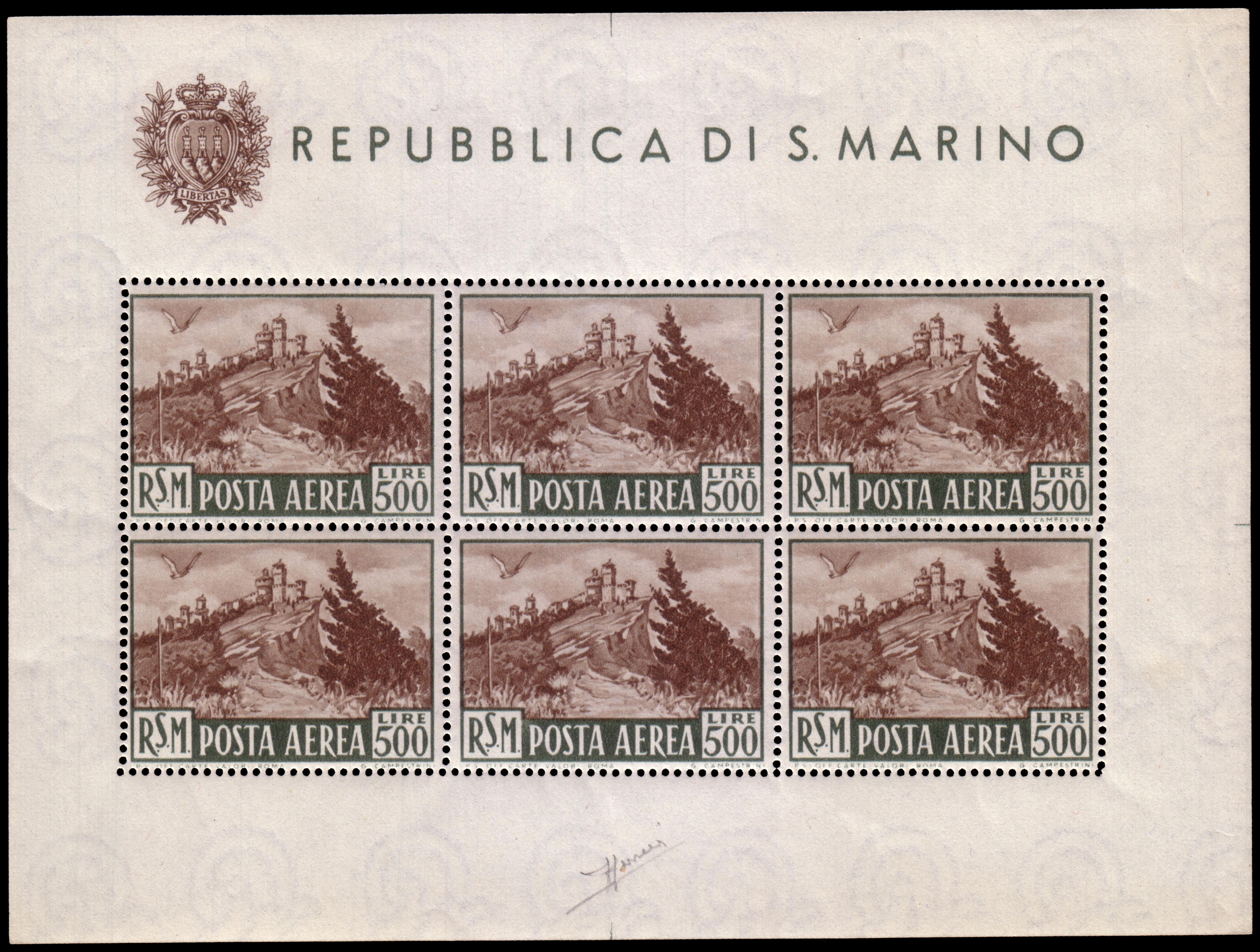 Lot 2460 - San Marino Individual lots - Ponte Auction House Stamps Auction 505 Lot 2460 - San Marino Individual lots - Ponte Auction House Stamps Auction 505