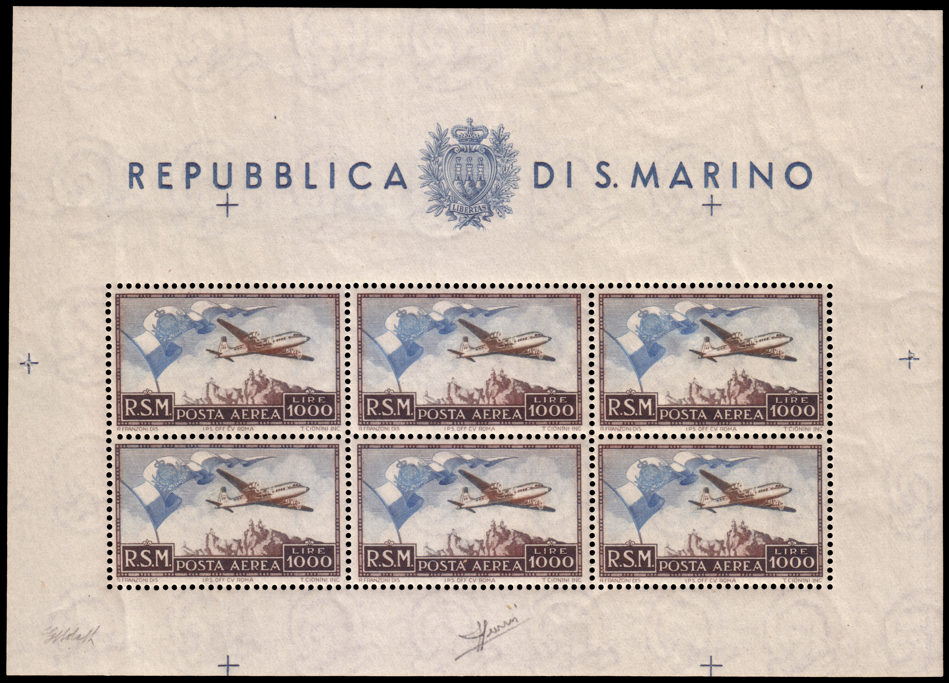 Lot 2461 - San Marino Individual lots - Ponte Auction House Stamps Auction 505 Lot 2461 - San Marino Individual lots - Ponte Auction House Stamps Auction 505