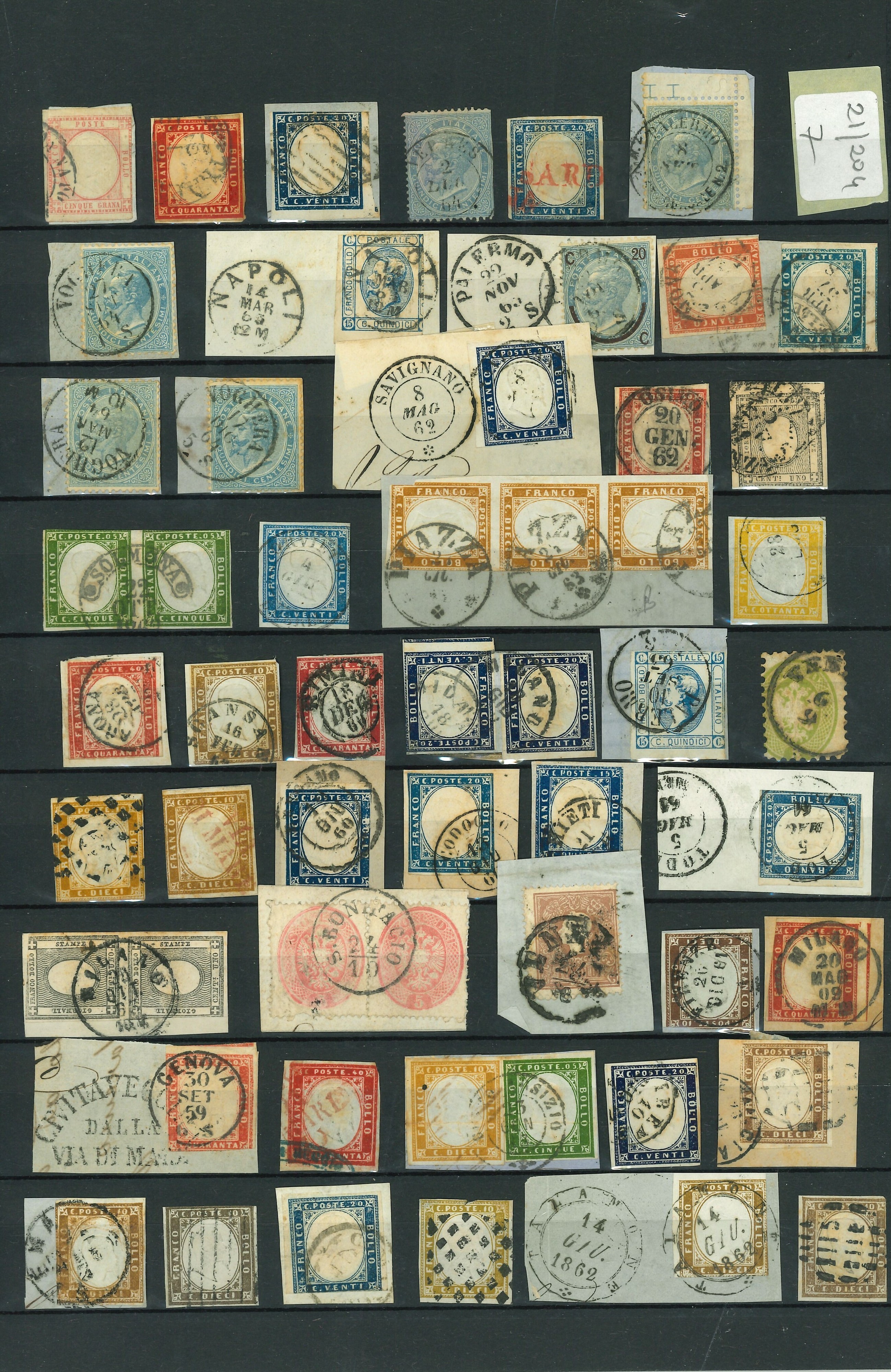 Lot 2509 - ANTICHI STATI, REGNO D'ITALIA Lots & Collections - Ponte Auction House Stamps Auction 505 Lot 2509 - ANTICHI STATI, REGNO D'ITALIA Lots & Collections - Ponte Auction House Stamps Auction 505