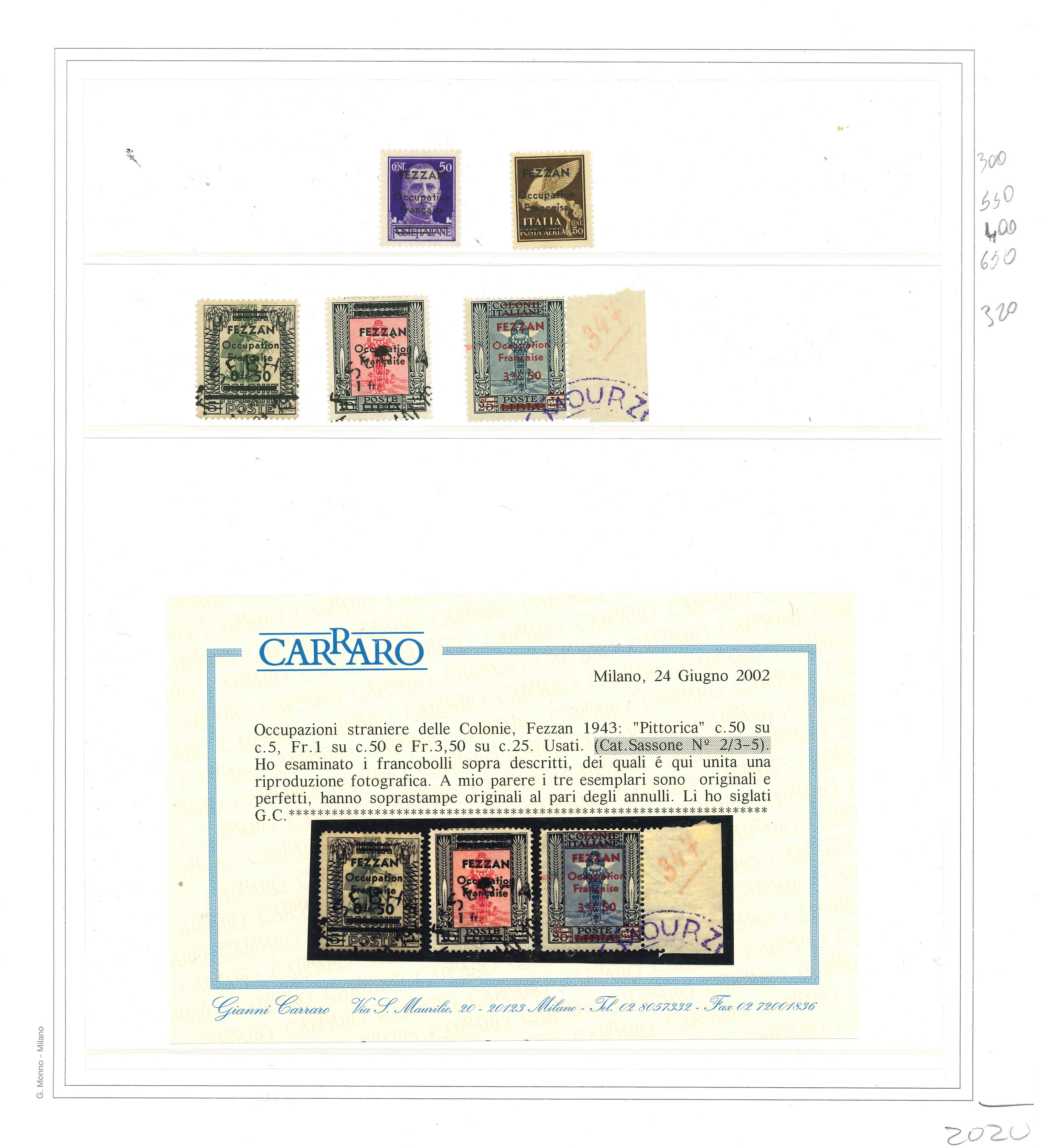 Lot 2530 - fezzan Lots & Collections - Ponte Auction House Stamps Auction 505 Lot 2530 - fezzan Lots & Collections - Ponte Auction House Stamps Auction 505