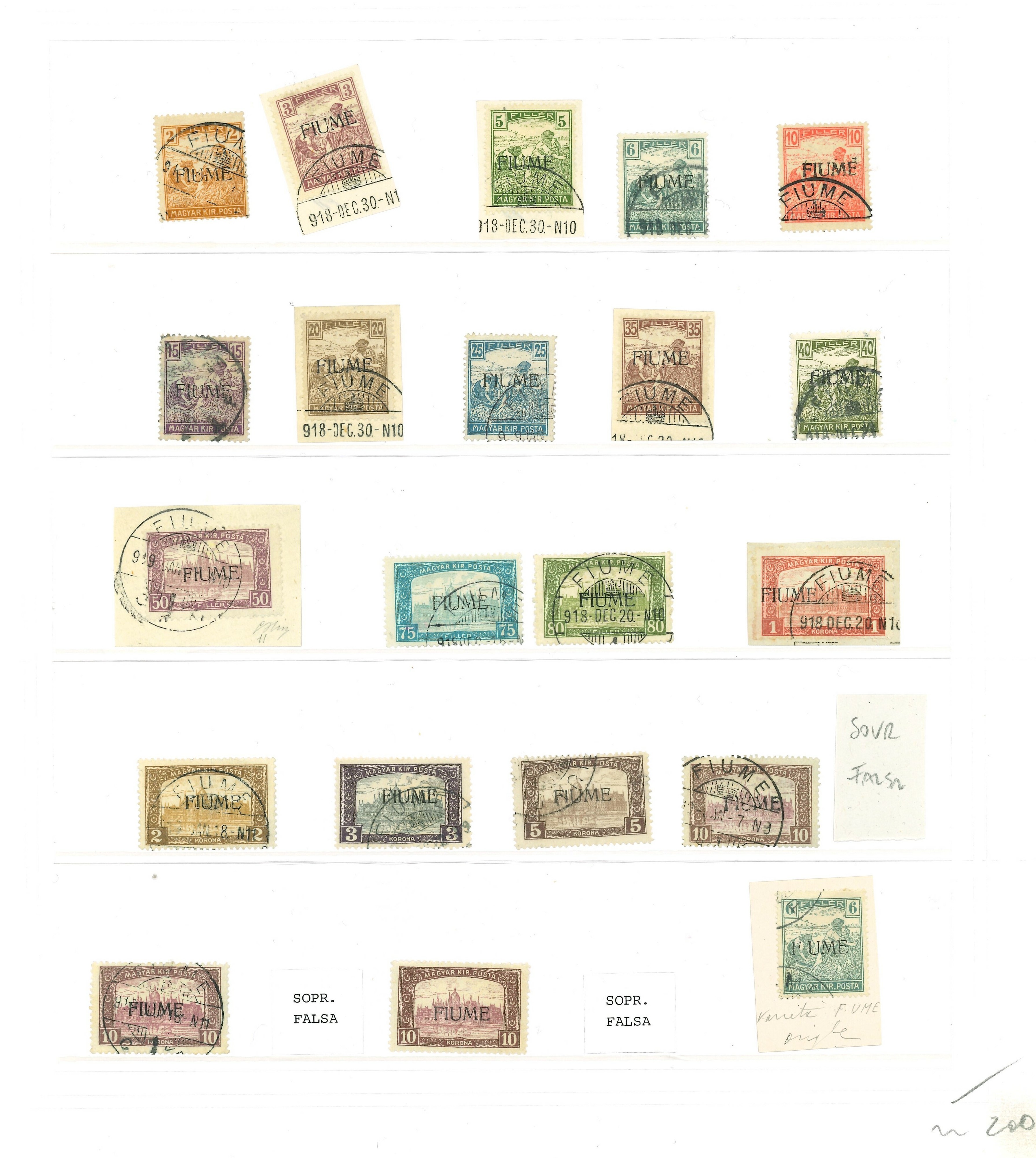 Lot 2531 - FIUME, ARBE E VEGLIA Lots & Collections - Ponte Auction House Stamps Auction 505 Lot 2531 - FIUME, ARBE E VEGLIA Lots & Collections - Ponte Auction House Stamps Auction 505