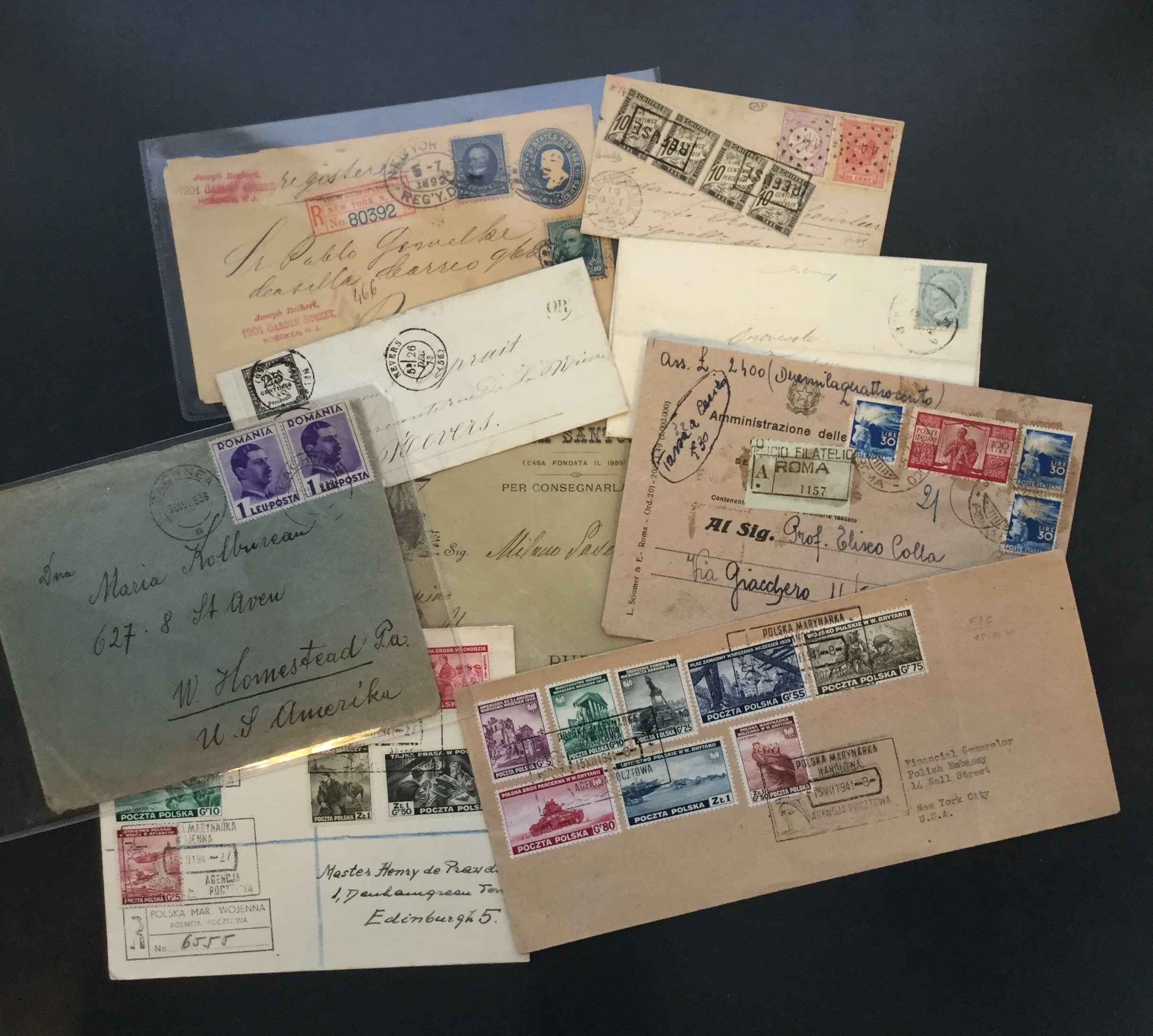 Lot 2558 - MONDIALI - STORIA POSTALE Lots & Collections - Ponte Auction House Stamps Auction 505 Lot 2558 - MONDIALI - STORIA POSTALE Lots & Collections - Ponte Auction House Stamps Auction 505
