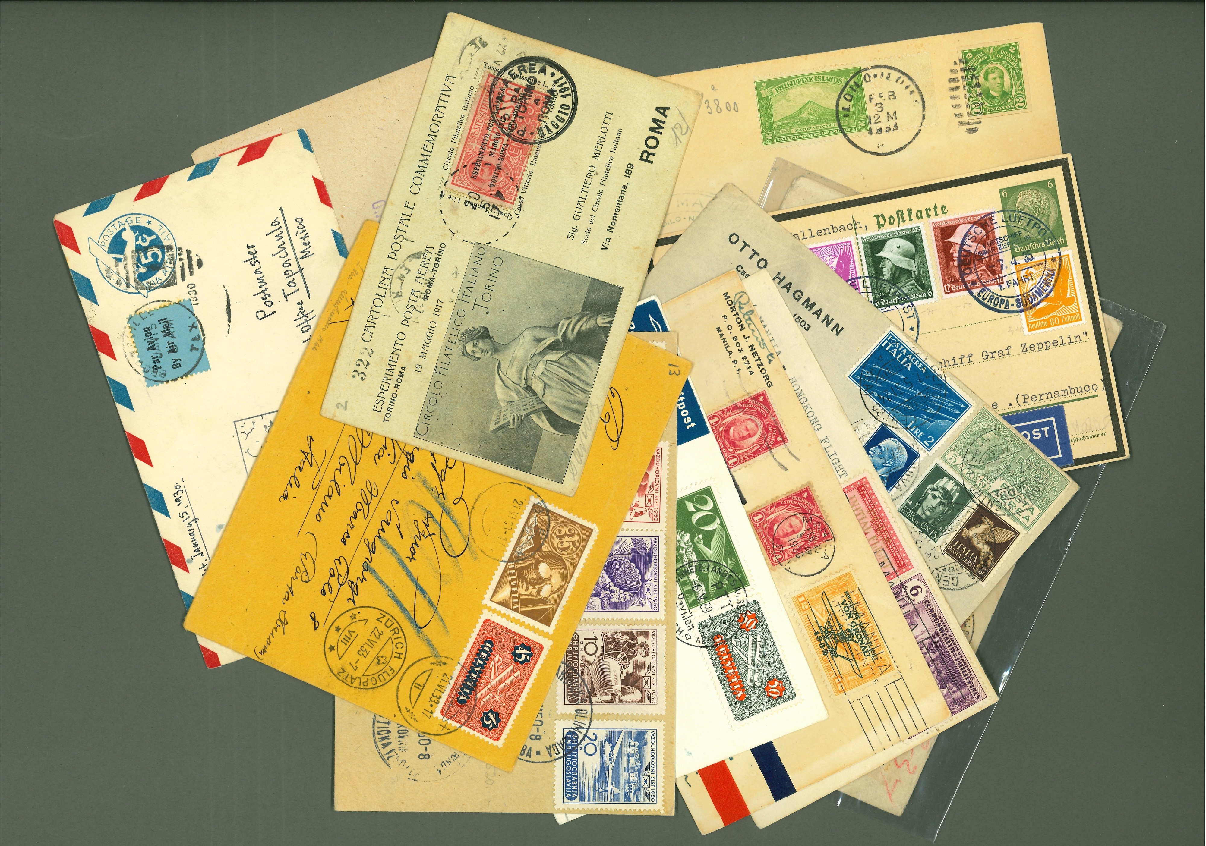 Lot 2573 - posta aerea Lots & Collections - Ponte Auction House Stamps Auction 505 Lot 2573 - posta aerea Lots & Collections - Ponte Auction House Stamps Auction 505