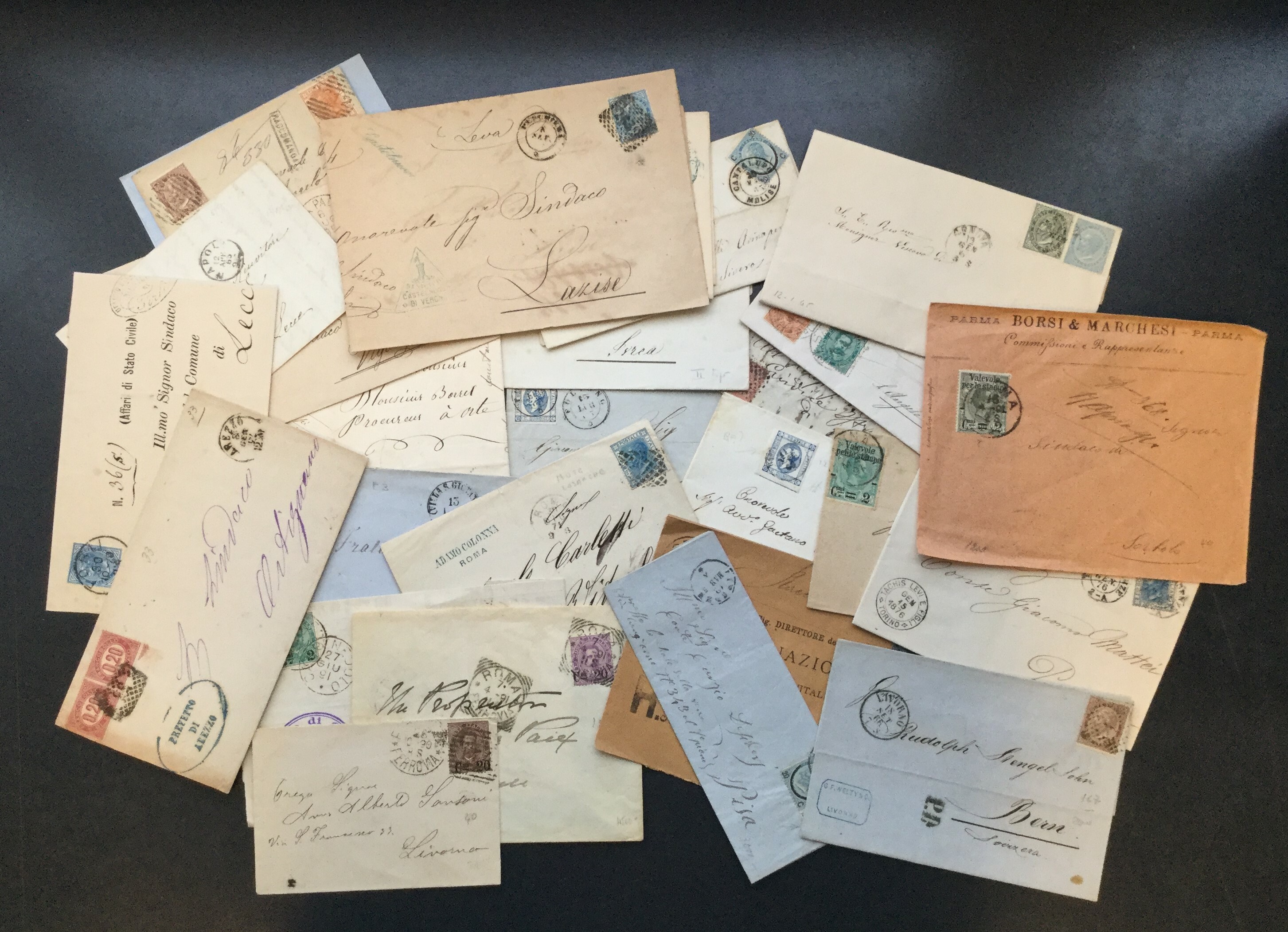 Lot 2585 - REGNO D'ITALIA - STORIA POSTALE Lots & Collections - Ponte Auction House Stamps Auction 505 Lot 2585 - REGNO D'ITALIA - STORIA POSTALE Lots & Collections - Ponte Auction House Stamps Auction 505