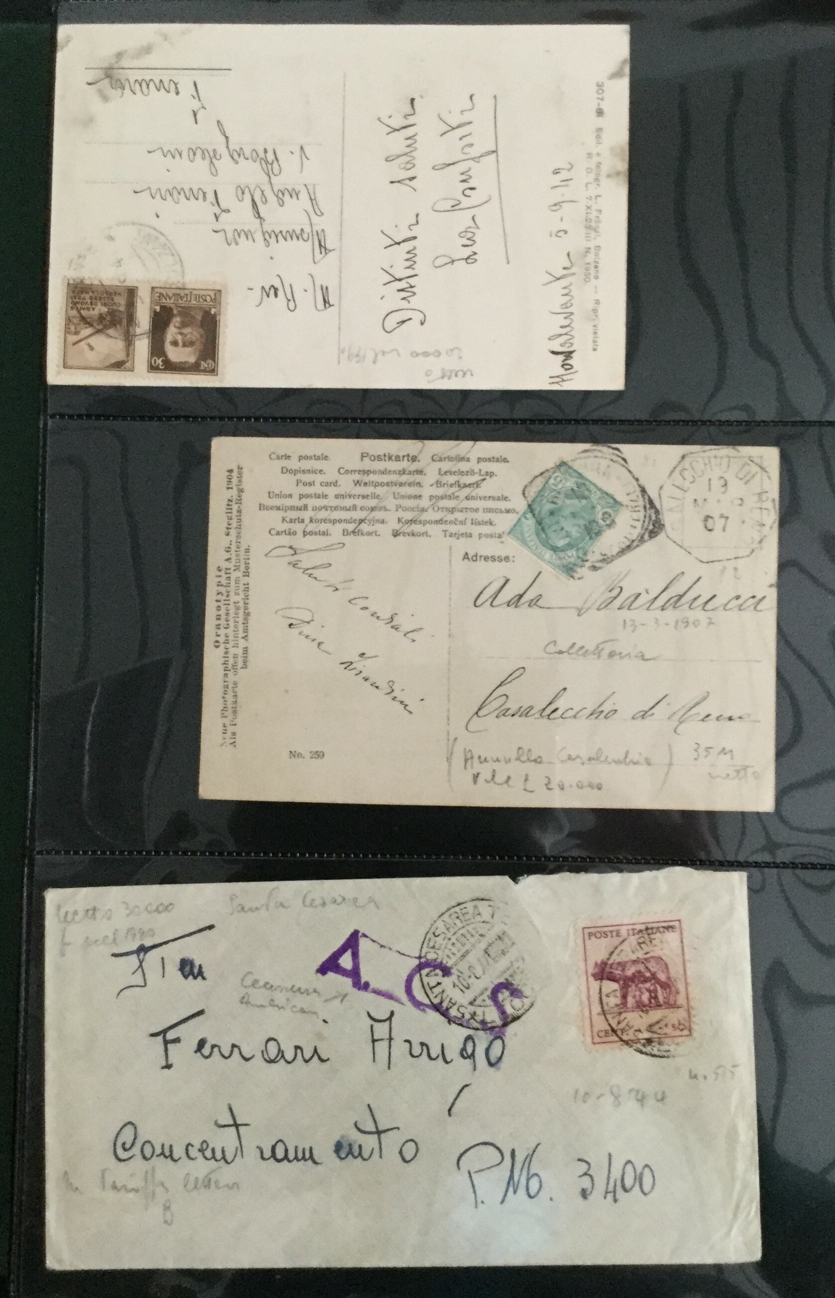 Lot 2587 - REGNO D'ITALIA - STORIA POSTALE Lots & Collections -  Ponte Auction House Stamps Auction 505
