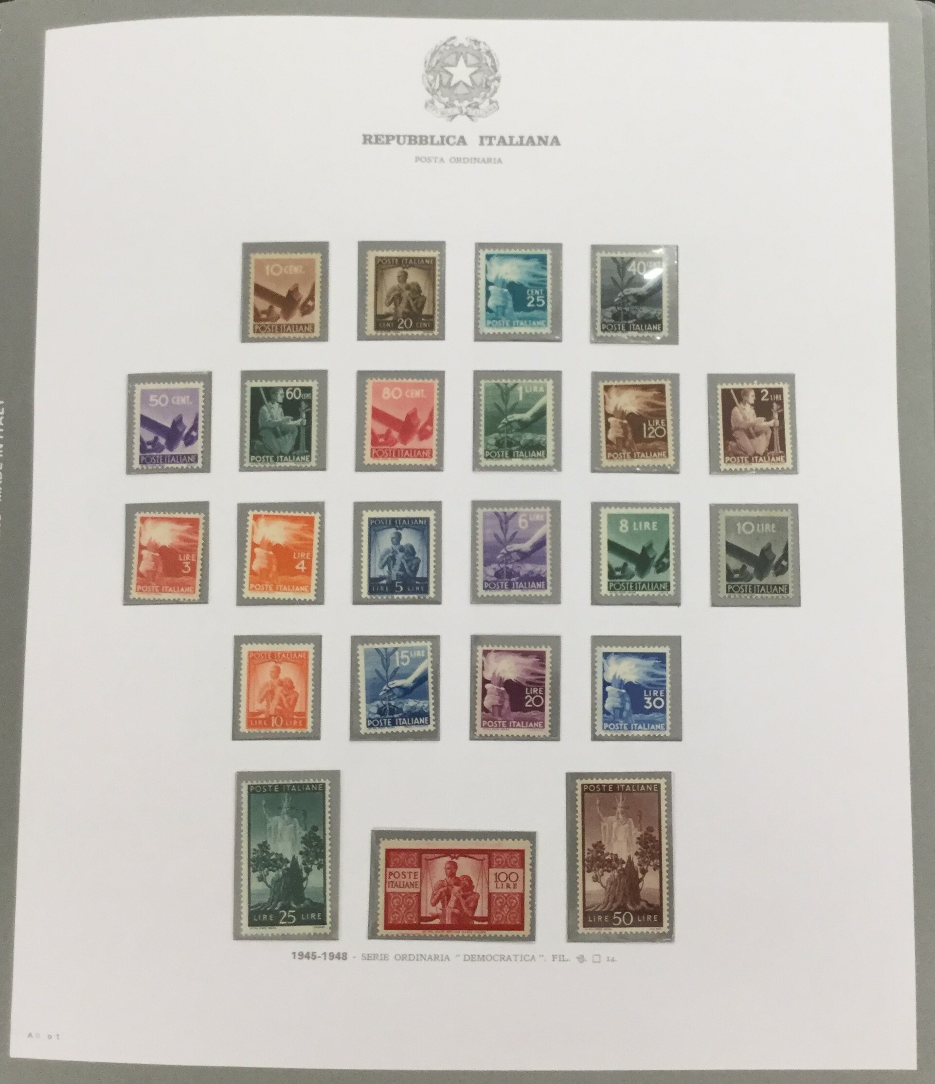 Lot 2596 - repubblica Lots & Collections - Ponte Auction House Stamps Auction 505 Lot 2596 - repubblica Lots & Collections - Ponte Auction House Stamps Auction 505
