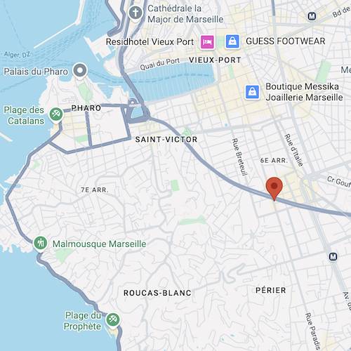 Mappa MILLON MARSIGLIA